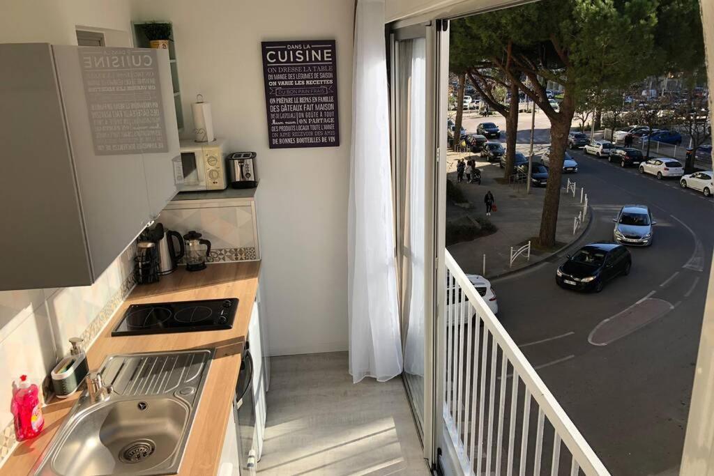 Grand Studio Cabine 30 M² Centre Ville, Refait A Neuf Pour Vous ! Climatise La Grande Motte Exteriér fotografie